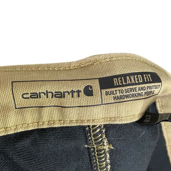 Carhartt Pants Mens 48x30 (49x30) Rugged Flex Relaxed Fit Canvas Lined Workwear - Picture 3 of 16